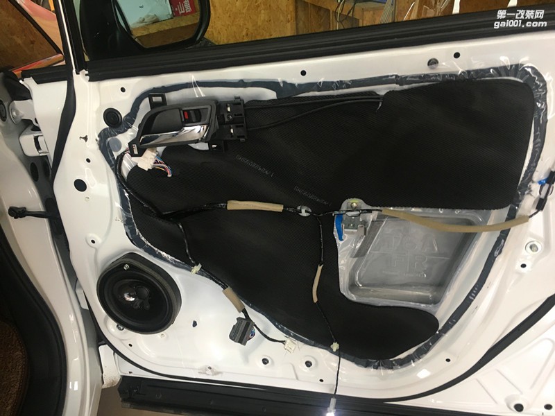 唐山樂暢汽車音響改裝本田艾力紳全車大能隔音降噪