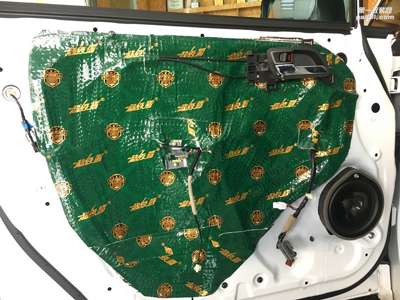 唐山樂暢汽車音響改裝本田艾力紳全車大能隔音降噪