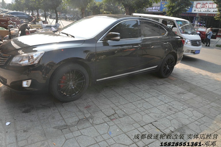 成都極速輪轂 長安睿騁改裝18寸輪轂案例裝車