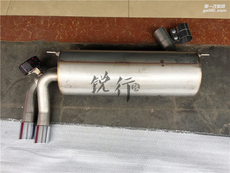 成都銳行寶馬320改裝MPerformance前后唇尾段排氣