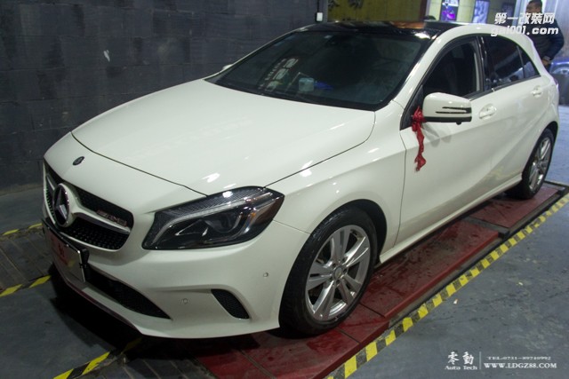 奔馳A200升級AMG A45后包圍、配套雙出排氣-長沙專業(yè)奔馳改裝