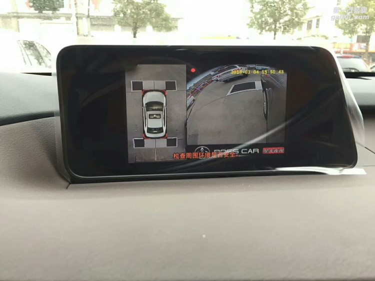 【西安亿之星】雷克萨斯ES改装360度无缝全景倒车泊车系统