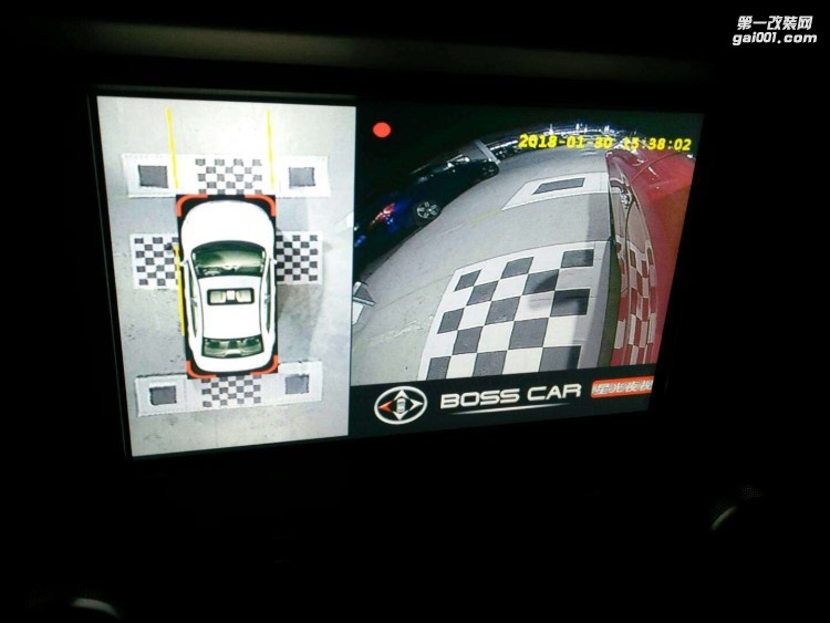 【西安億之星】新款福特野馬改裝360度無(wú)縫全景倒車泊車輔助系統(tǒng)