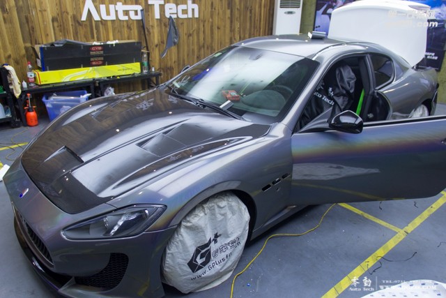 瑪莎拉蒂GT改裝DMC包圍、變色膜-湖南長沙專業(yè)豪車改裝