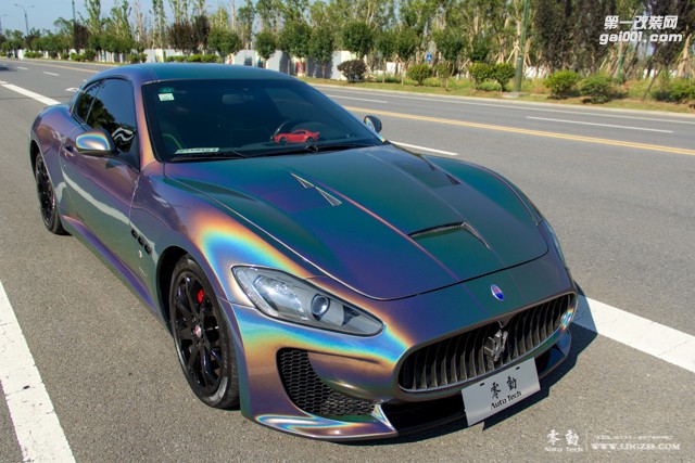 瑪莎拉蒂GT改裝DMC包圍、變色膜-湖南長沙專業(yè)豪車改裝