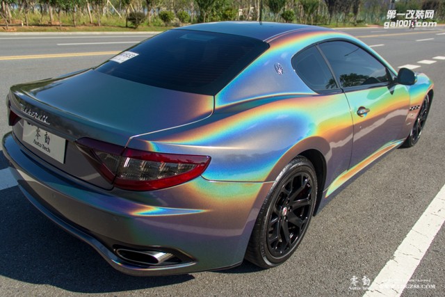 瑪莎拉蒂GT改裝DMC包圍、變色膜-湖南長沙專業(yè)豪車改裝