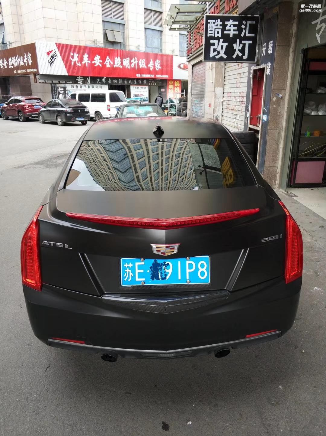 昆山凱迪拉克全車陶瓷黑   昆山酷車匯作品