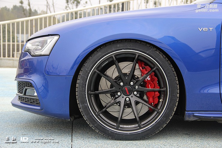 奧迪s5改裝Bilstein B16避震，AP剎車-湖南專業(yè)奧迪改裝