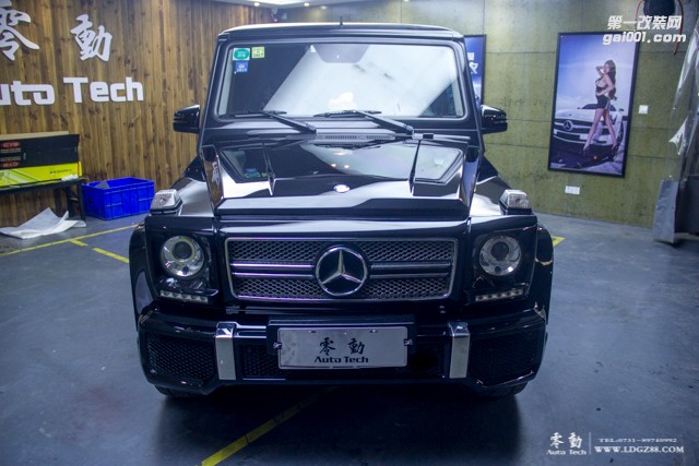 奔馳G500全車透明膜改裝-長沙專業(yè)貼膜