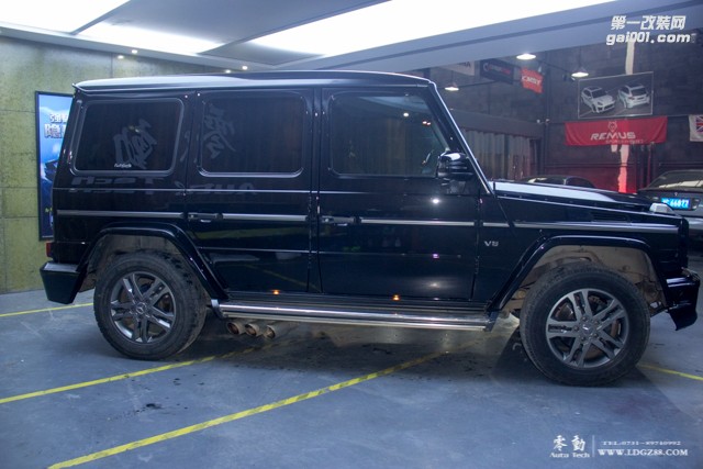 奔馳G500全車透明膜改裝-長沙專業(yè)貼膜