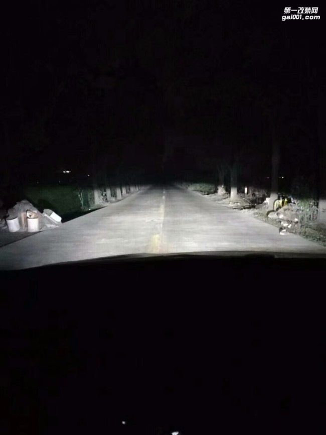 (改車燈)飛度大燈改氙燈LED燈雙光透鏡