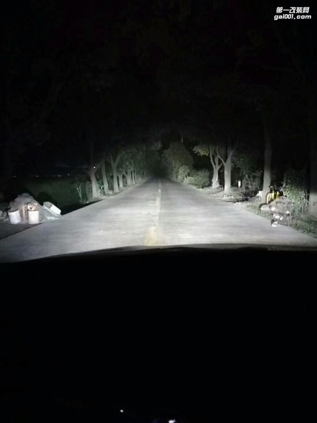 (改車燈)飛度大燈改氙燈LED燈雙光透鏡