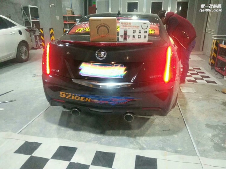 【西安億之星】凱迪拉克ATSL原車屏改裝360度無縫全景倒車泊車輔助系統