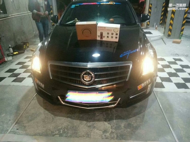 【西安億之星】凱迪拉克ATSL原車屏改裝360度無縫全景倒車泊車輔助系統