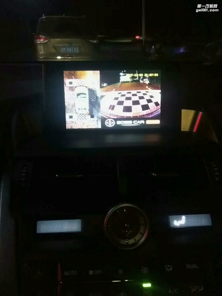 【西安億之星】雷克薩斯NX200原車屏改裝360度無(wú)縫全景倒車泊車輔助系統(tǒng)