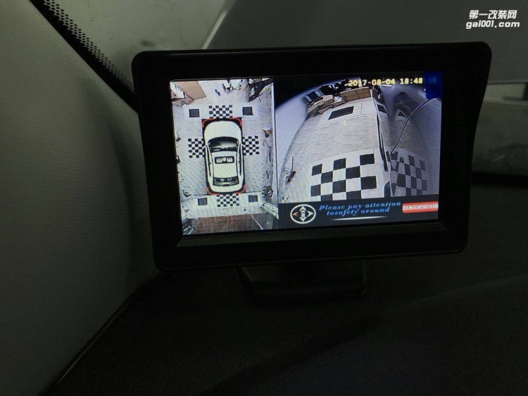 【西安亿之星】马自达皮卡改装360度无缝全景倒车泊车辅助系统