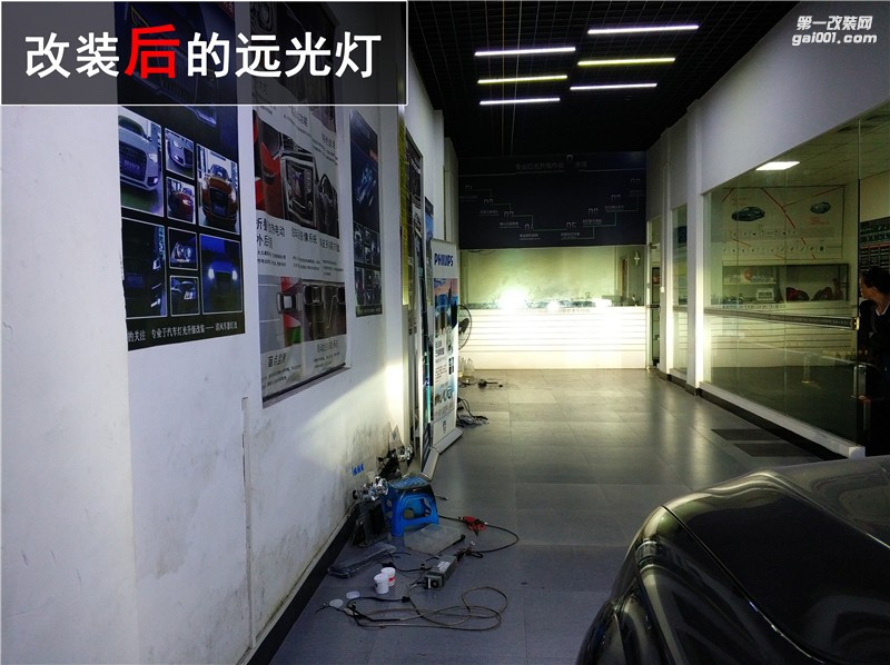 中山老奧迪Q7車燈改裝 升級(jí)海拉五雙光透鏡 解決車燈問題！——清風(fēng)車影燈改