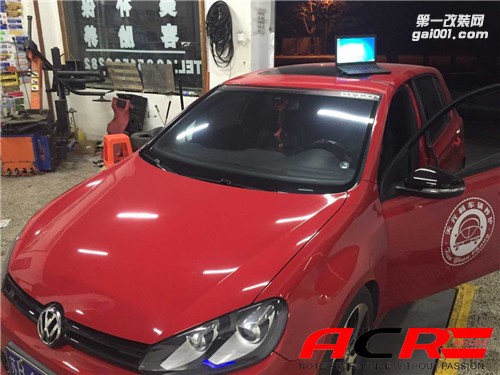 【標(biāo)志】高爾夫6GTI 2.0T 刷ecu動(dòng)力升級(jí) 很紅很暴力！