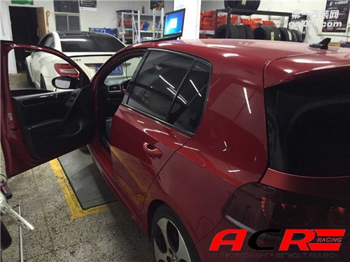 【標(biāo)志】高爾夫6GTI 2.0T 刷ecu動(dòng)力升級(jí) 很紅很暴力！
