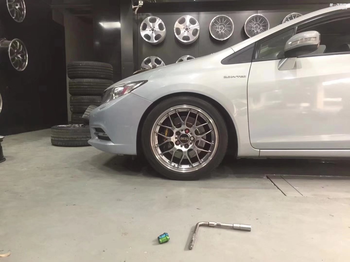 本田，換 BBS RS-GT 完工！