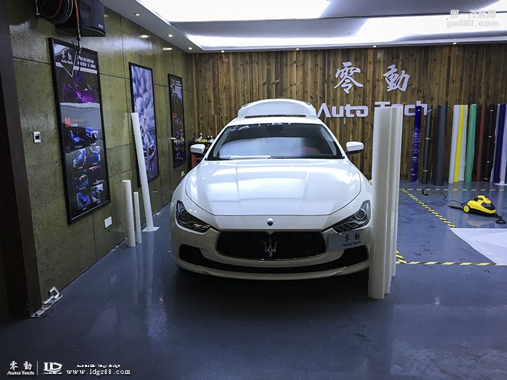 瑪莎拉蒂吉博力施工透明膜-長沙貼膜去哪里