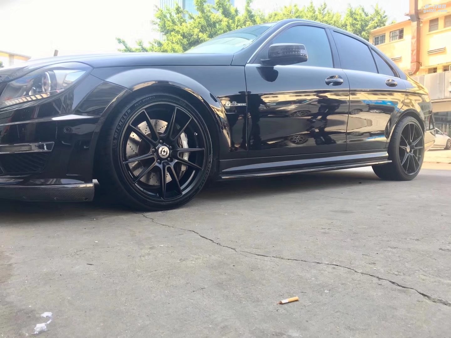 奔馳 C63 ，換 美國(guó) HRE FF0419寸 完工！