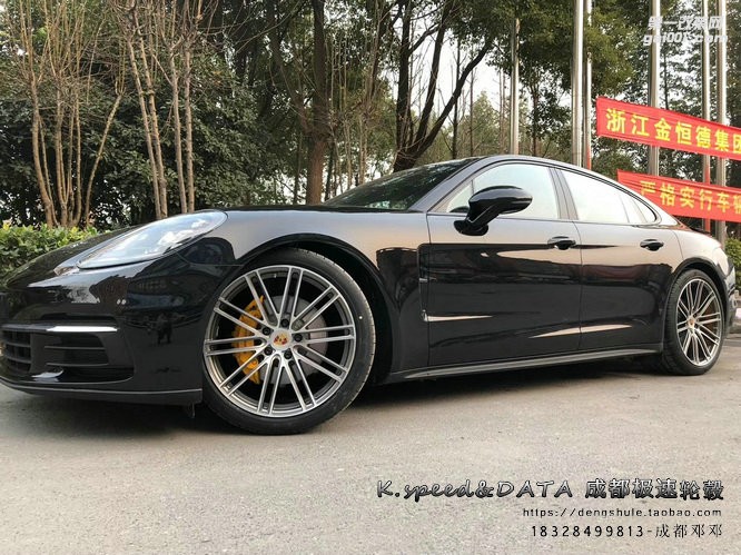 成都極速輪轂 保時(shí)捷帕拉梅拉升級(jí)21寸定制鍛造輪轂 裝車完成
