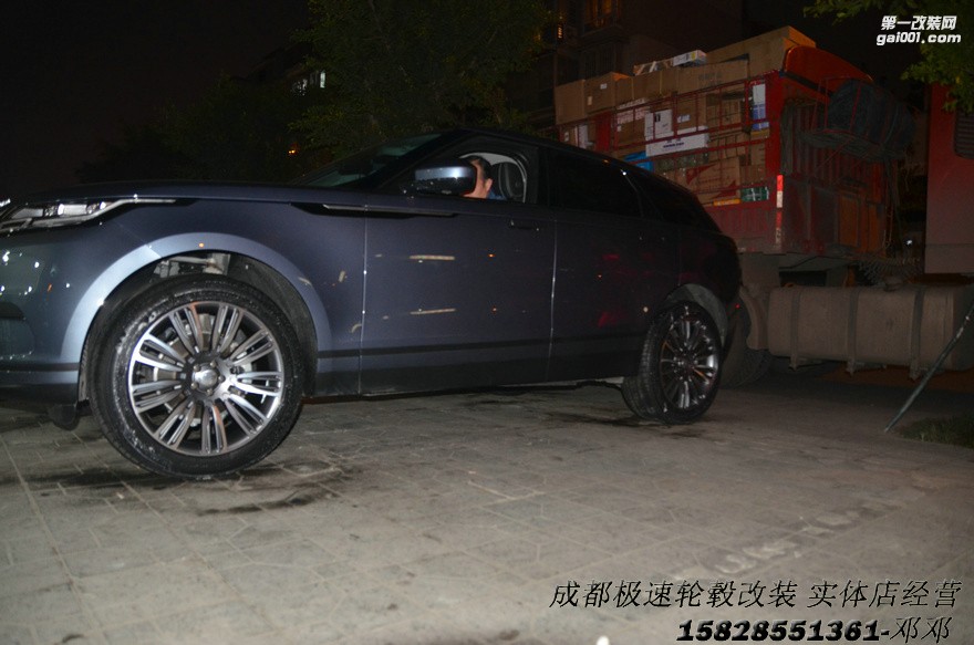 成都極速鄧鄧 路虎星脈改裝21寸定制鍛造輪轂裝車案例
