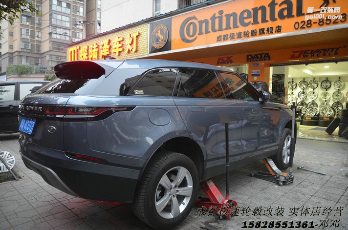 成都極速鄧鄧 路虎星脈改裝21寸定制鍛造輪轂裝車案例