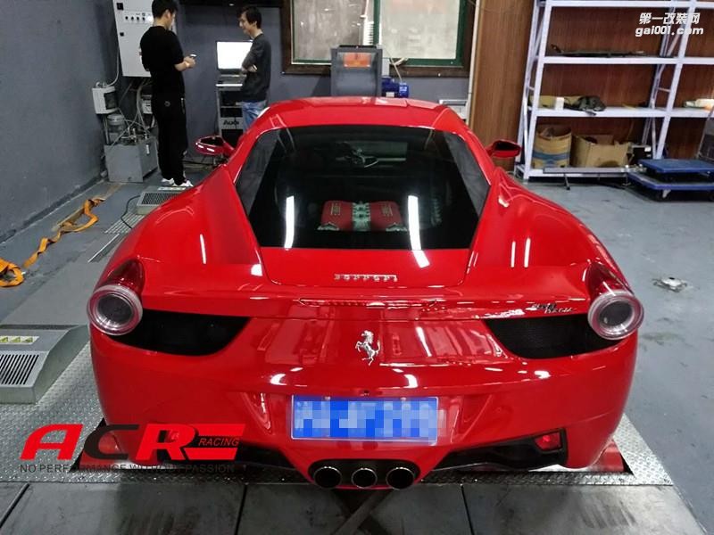 【殘暴】法拉利458 Spider 刷ecu動(dòng)力升級(jí) 這股紅相當(dāng)?shù)睦L(fēng)！