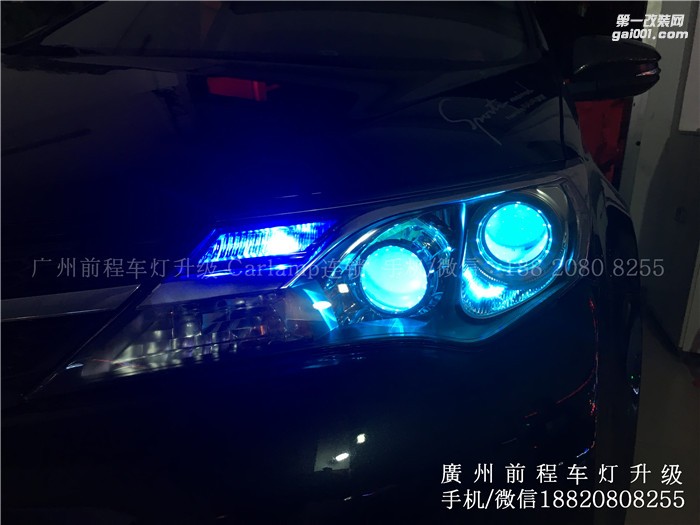 【廣州前程車燈】豐田RAV4升級(jí)案例  RAV4升級(jí)四透實(shí)現(xiàn)4近4遠(yuǎn)