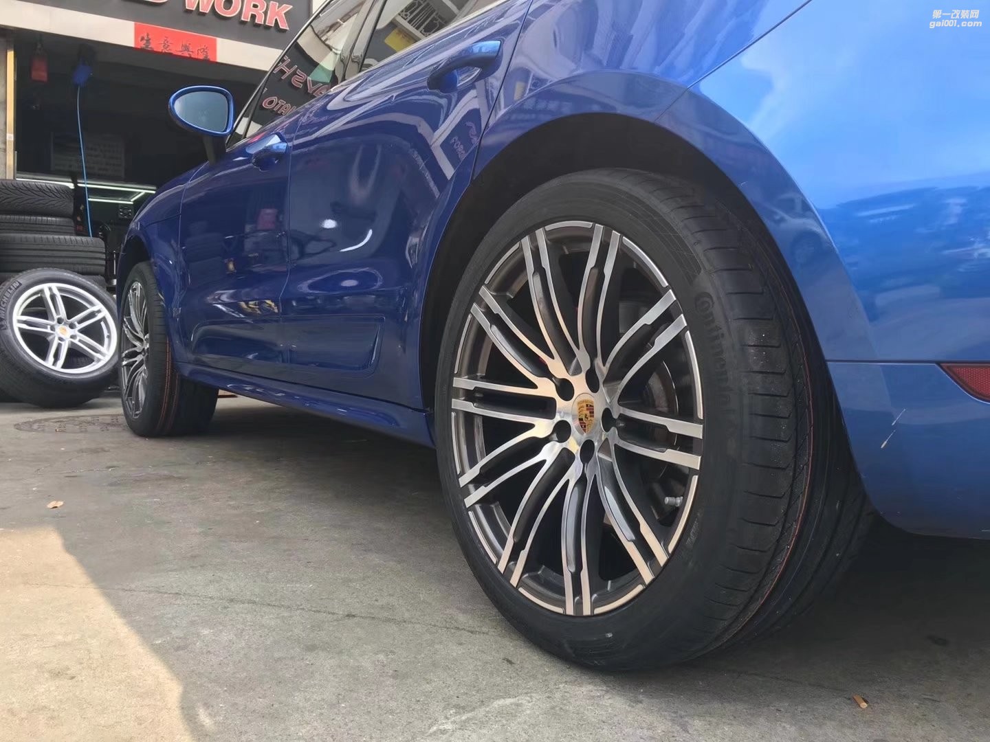 Macan 換 原裝 全新 鏡面鍛造 21寸 完工！