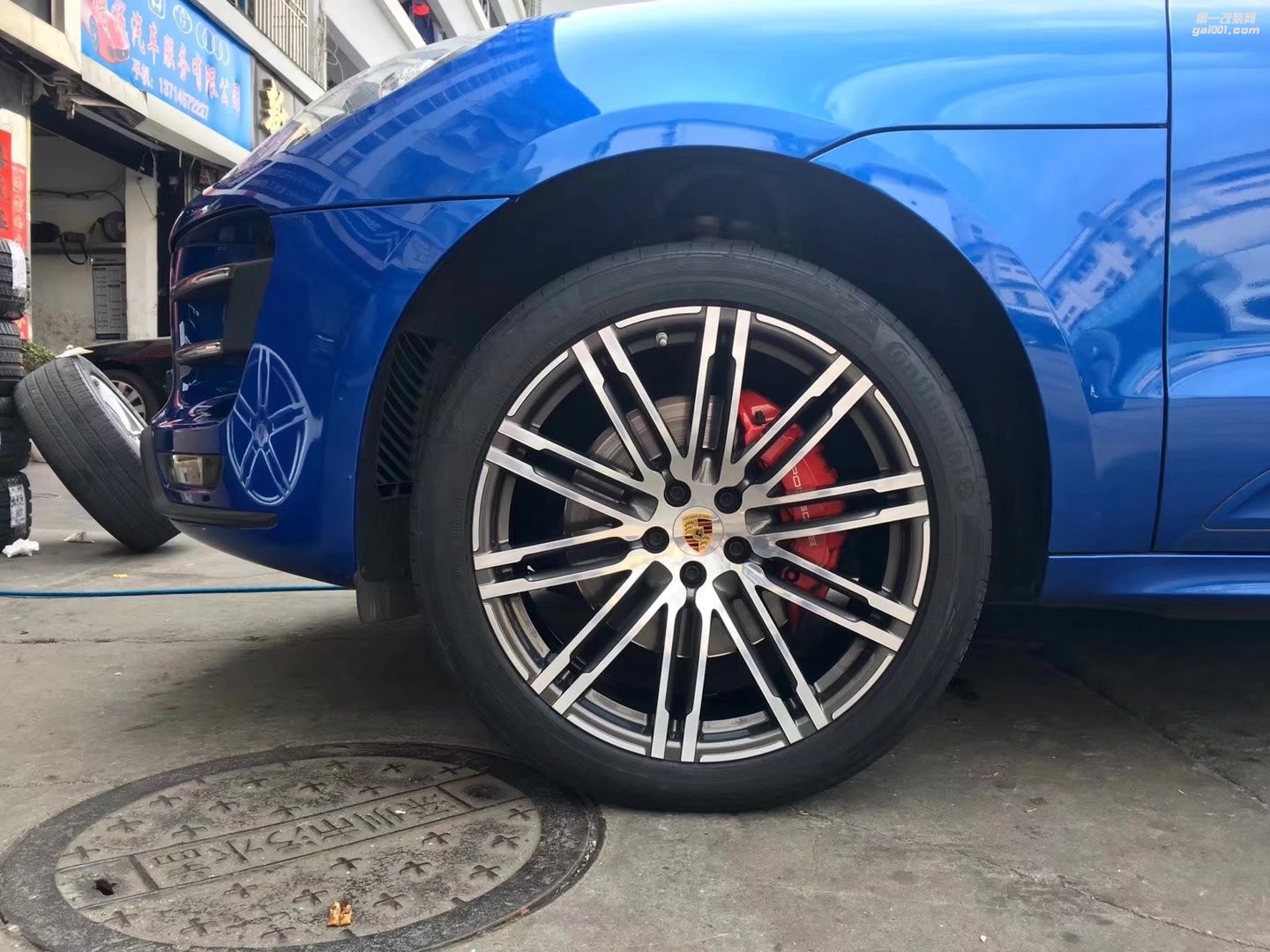Macan 換 原裝 全新 鏡面鍛造 21寸 完工！