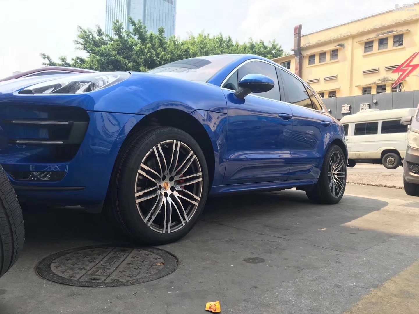 Macan 換 原裝 全新 鏡面鍛造 21寸 完工！