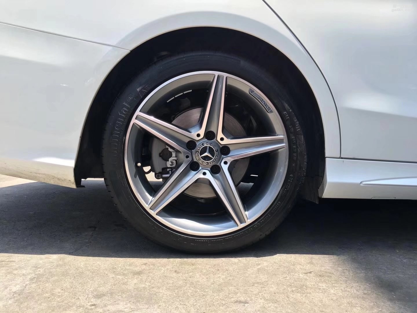 提 新 車，換 輪 轂 ！完工！  奔馳，換 原裝 AMG 18寸 ！ ????