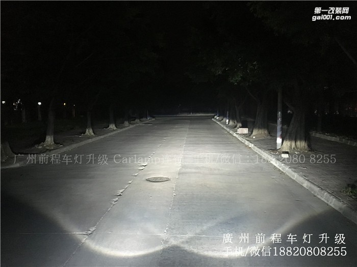 【廣州前程車燈】吉普自由光升級(jí)案例  升級(jí)Carlamp 鍍膜5+5  歐司朗氙氣燈套裝