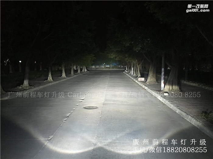 【廣州前程車燈】吉普自由光升級(jí)案例  升級(jí)Carlamp 鍍膜5+5  歐司朗氙氣燈套裝
