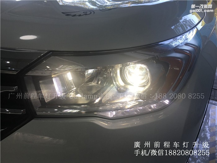 【廣州前程車燈】傳祺GS4升級案例 升級進口海拉6雙光透鏡  歐司朗氙氣燈套裝