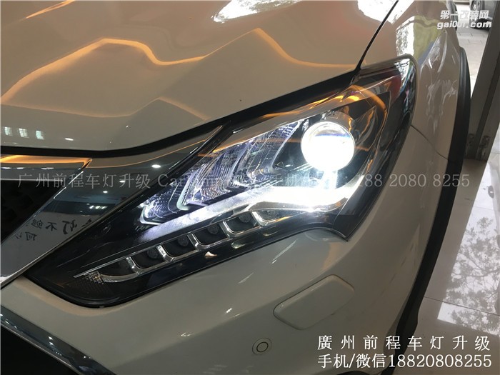 【廣州前程車燈】比亞迪宋升級(jí)案例  升級(jí)Carlamp鍍膜5+5 雙光透鏡  歐司朗氙氣燈套裝
