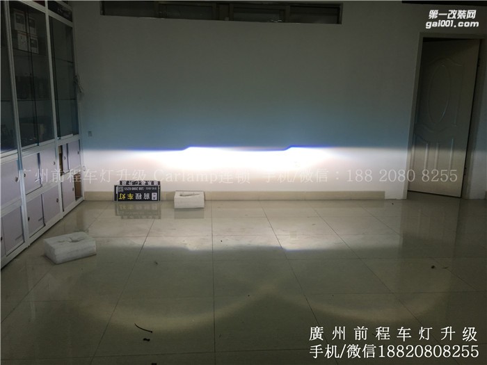 【廣州前程車燈】本田飛度升級案例  升級Carlamp 鍍膜5+5雙光透鏡  飛利浦氙氣燈套裝