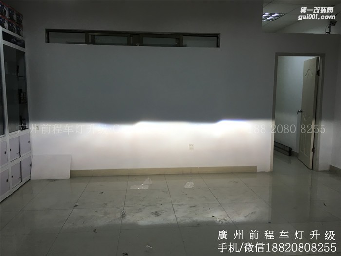 【广州前程车灯】海马S5升级案例  升级进口海拉6双光透镜  欧司朗氙气灯套装