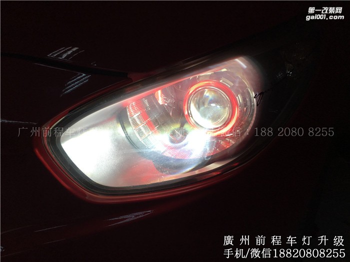 【廣州前程車(chē)燈】傳祺GA3升級(jí)案例  升級(jí)Carlamp 鍍膜5+5雙光透鏡  漢雷氙氣燈套裝
