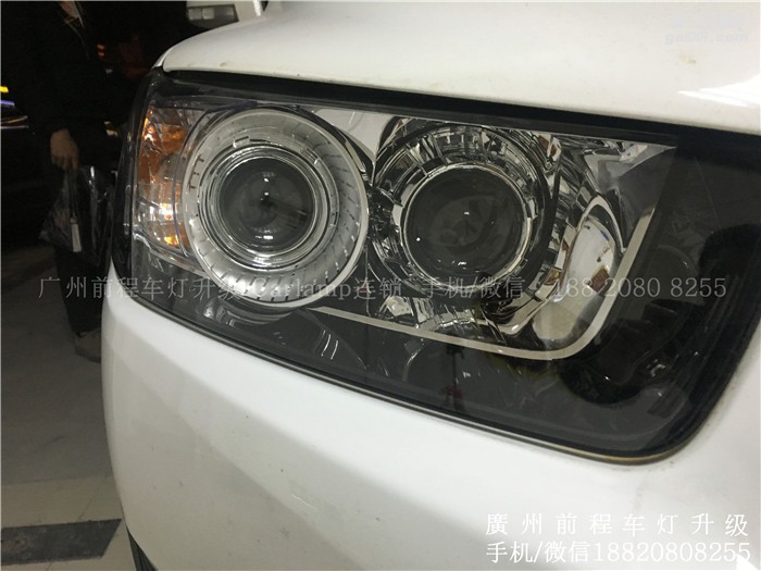 【廣州前程車燈】 雪佛蘭科帕奇升級案例  升級進口海拉5雙光透鏡  飛利浦氙氣燈套裝