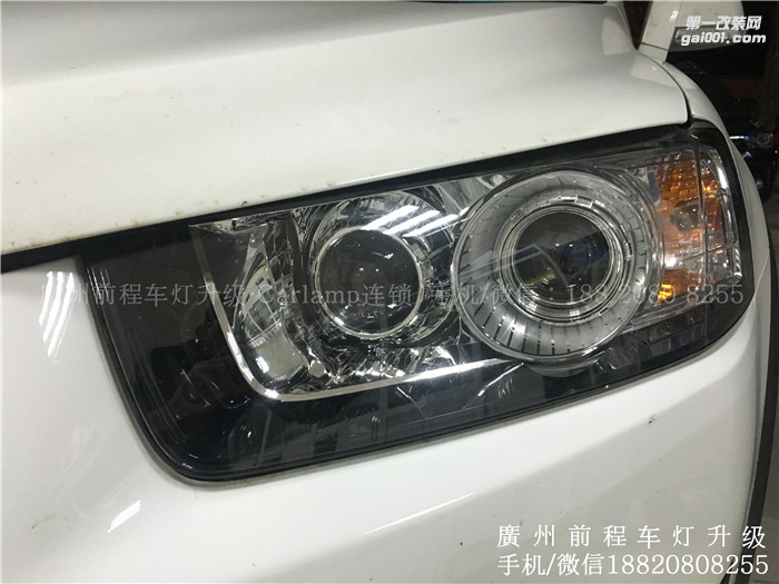 【廣州前程車燈】 雪佛蘭科帕奇升級案例  升級進口海拉5雙光透鏡  飛利浦氙氣燈套裝