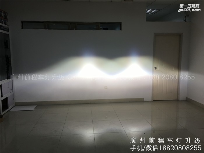【广州前程车灯】 雪佛兰科帕奇升级案例  升级进口海拉5双光透镜  飞利浦氙气灯套装