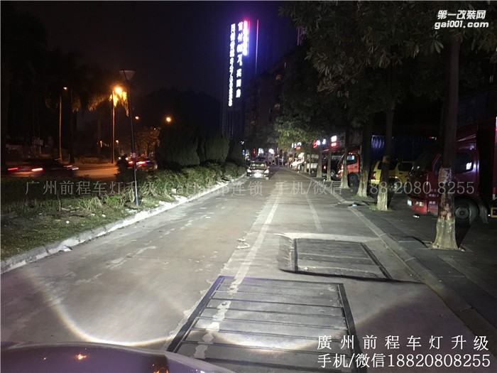 【廣州前程車燈】日產(chǎn)逍客升級(jí)案例  升級(jí)Carlamp鍍膜5+5雙光透鏡  飛利浦氙氣燈套裝