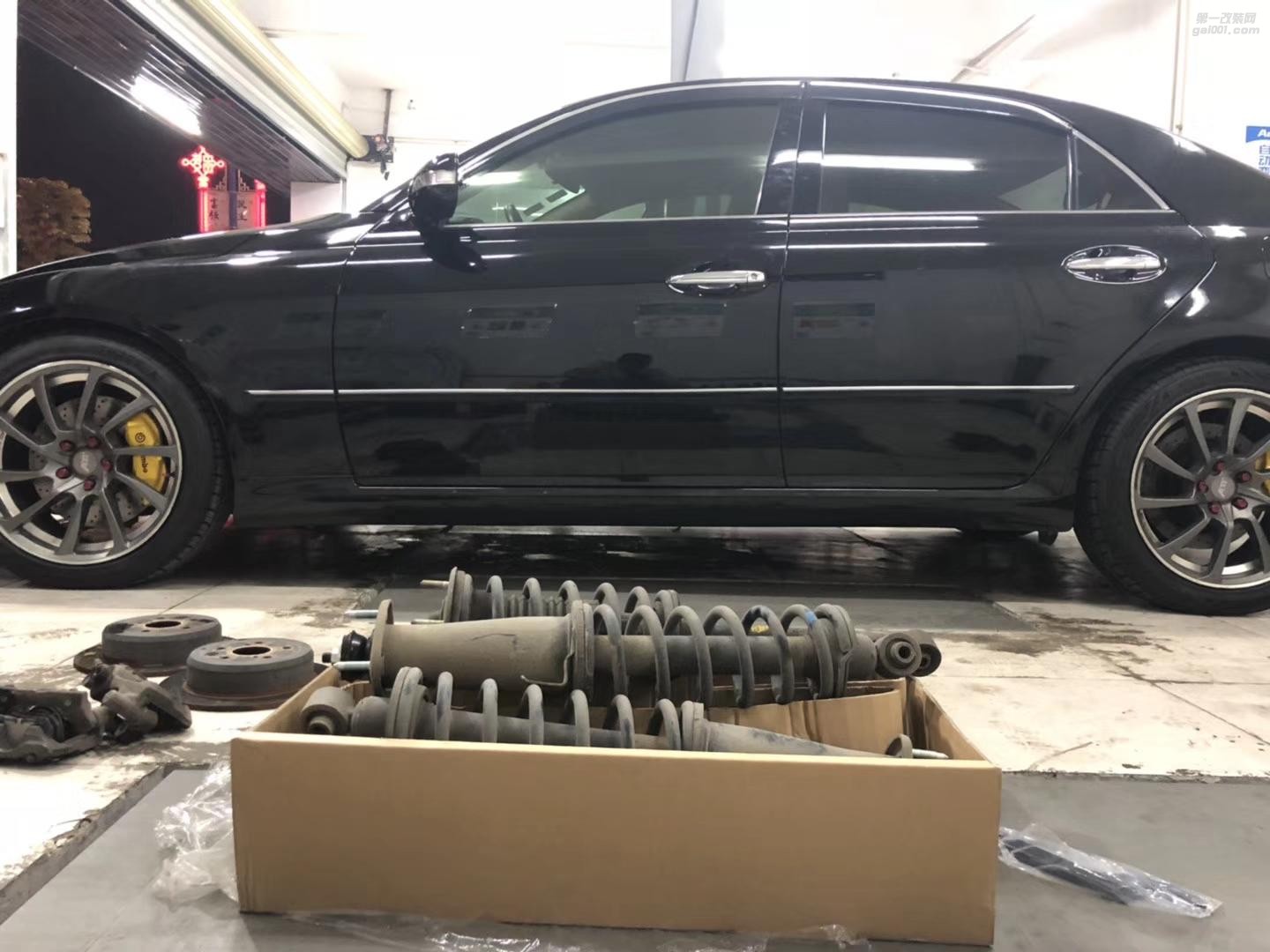昆山銳志改裝is430前4后2剎車加LT減震