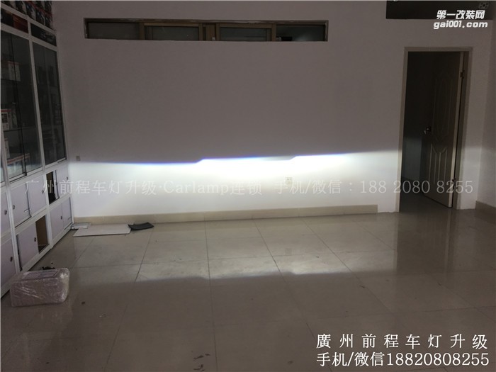【廣州前程車燈】別克GL8升級(jí)案例  升級(jí)Carlamp 鍍膜海拉5雙光透鏡   漢雷氙燈套裝
