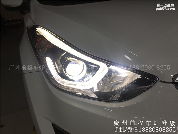 【廣州前程車燈】朗動升級案例  升級Carlamp 鍍膜5+5雙光透鏡  飛利浦氙氣燈套裝