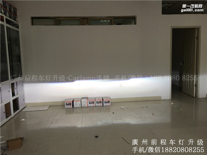 【廣州前程車燈】索納塔升級案例  升級Carlamp 鍍膜5+5雙光透鏡  飛利浦氙氣燈套裝